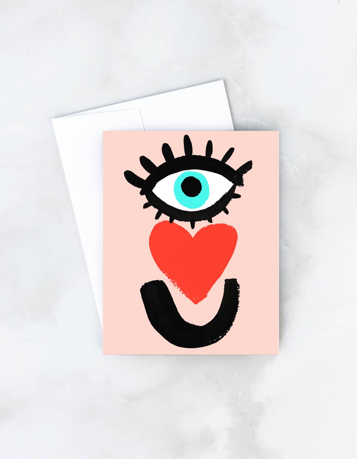 Eye Heart U Love & Friendship Greeting Card