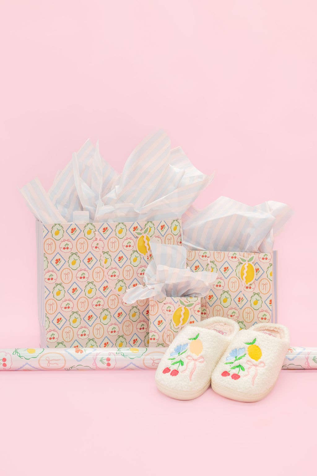 Fruit Cocktail + Stripe Gift Bag - Large