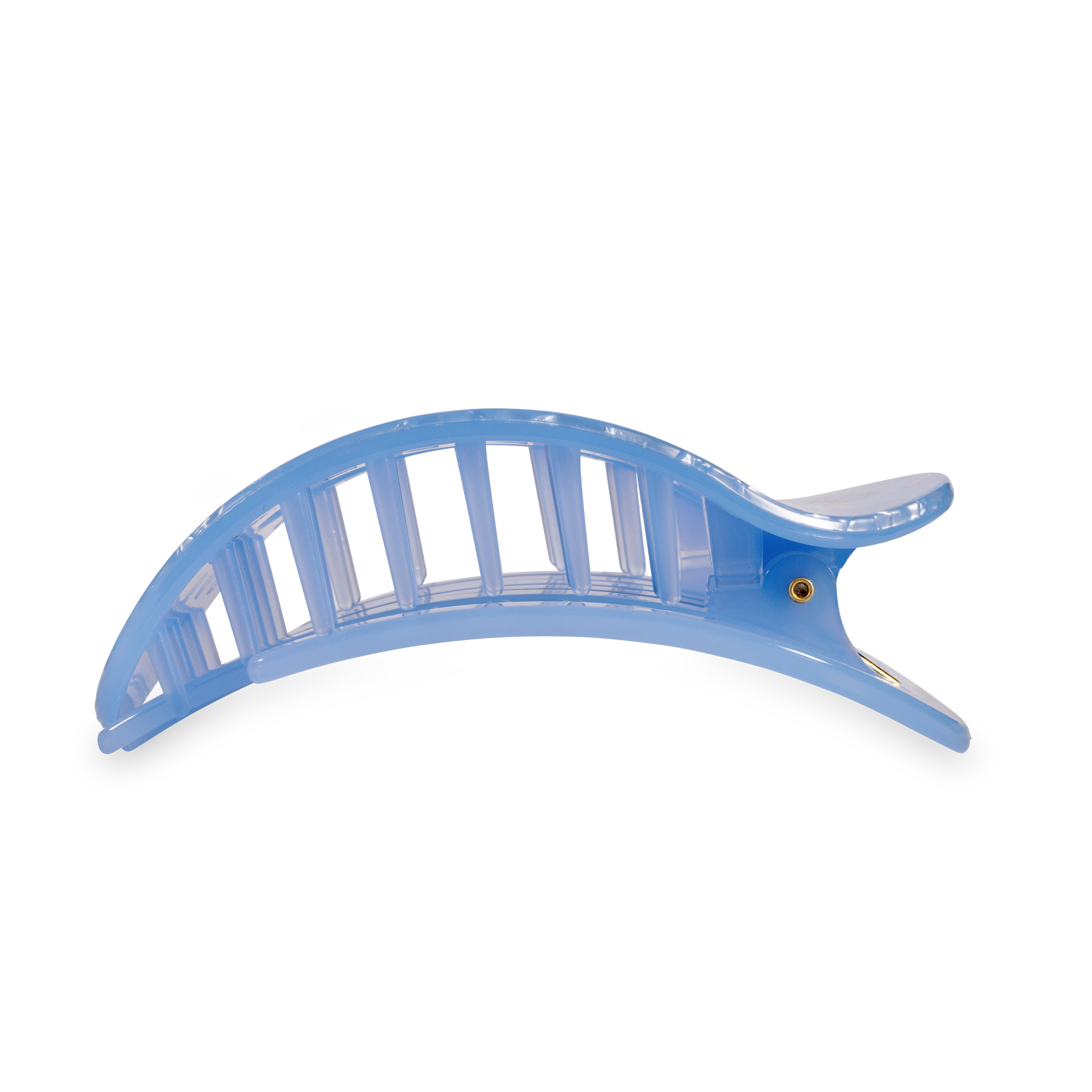 Flat Round Hair Clip | Large | Blue Lagoon
