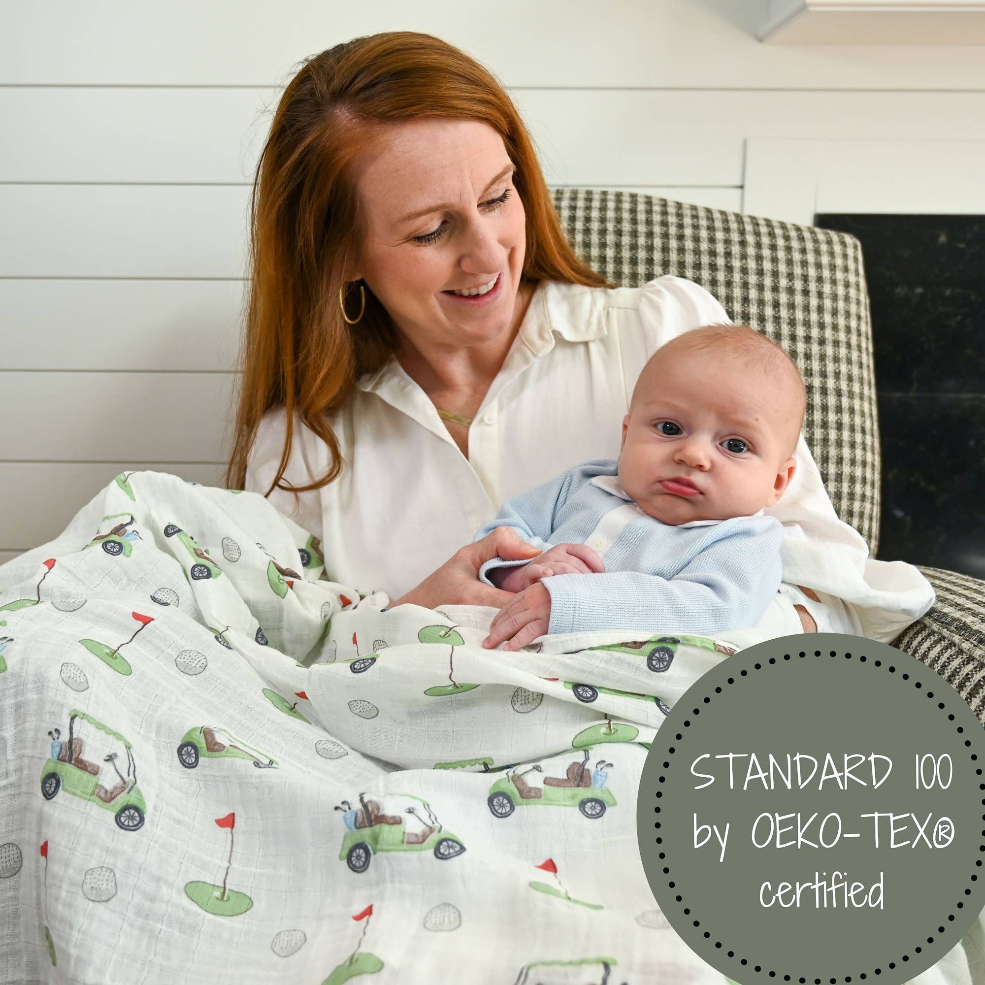 Golf Baby Swaddle Blanket