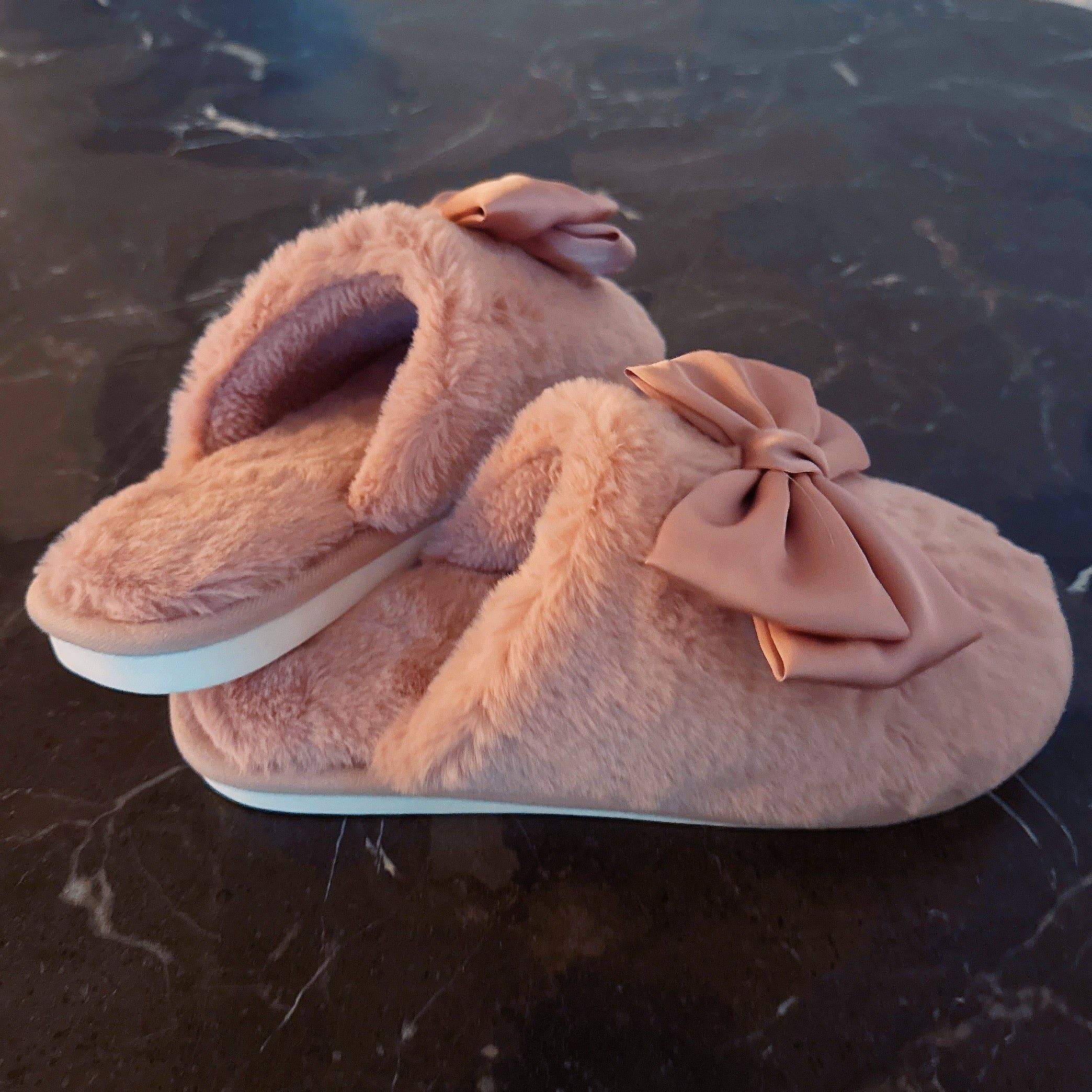 Pink Satin Shine Lounge Slippers