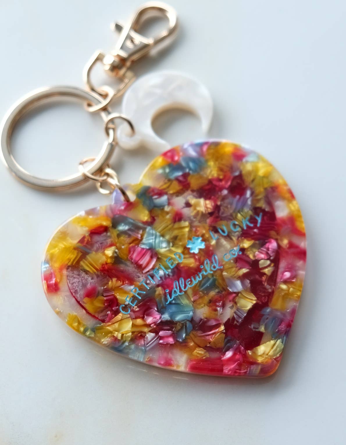 Mind's Eye Heart Lucky Bag Charm