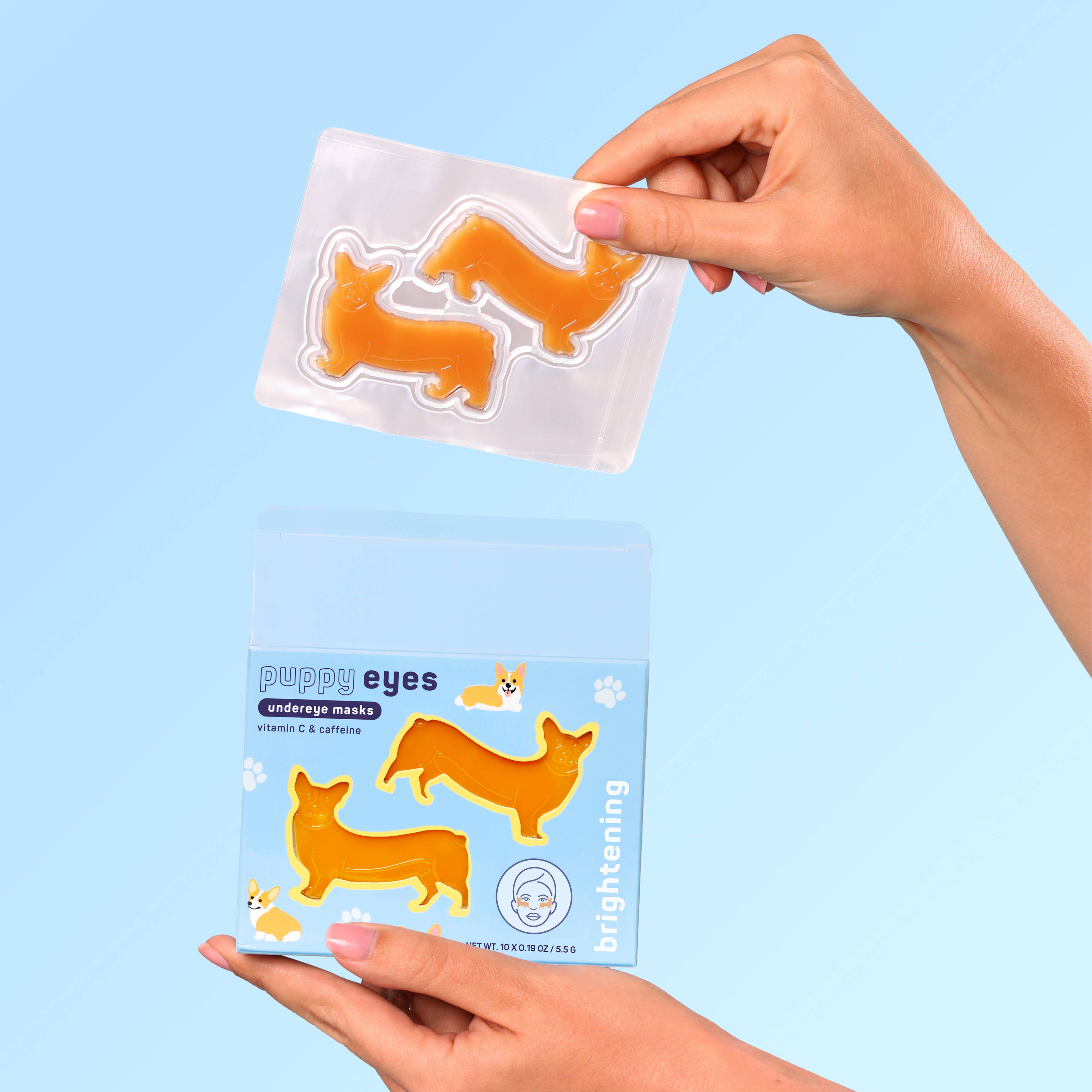 Puppy Eyes Corgi Shaped Brightening Eye Patches