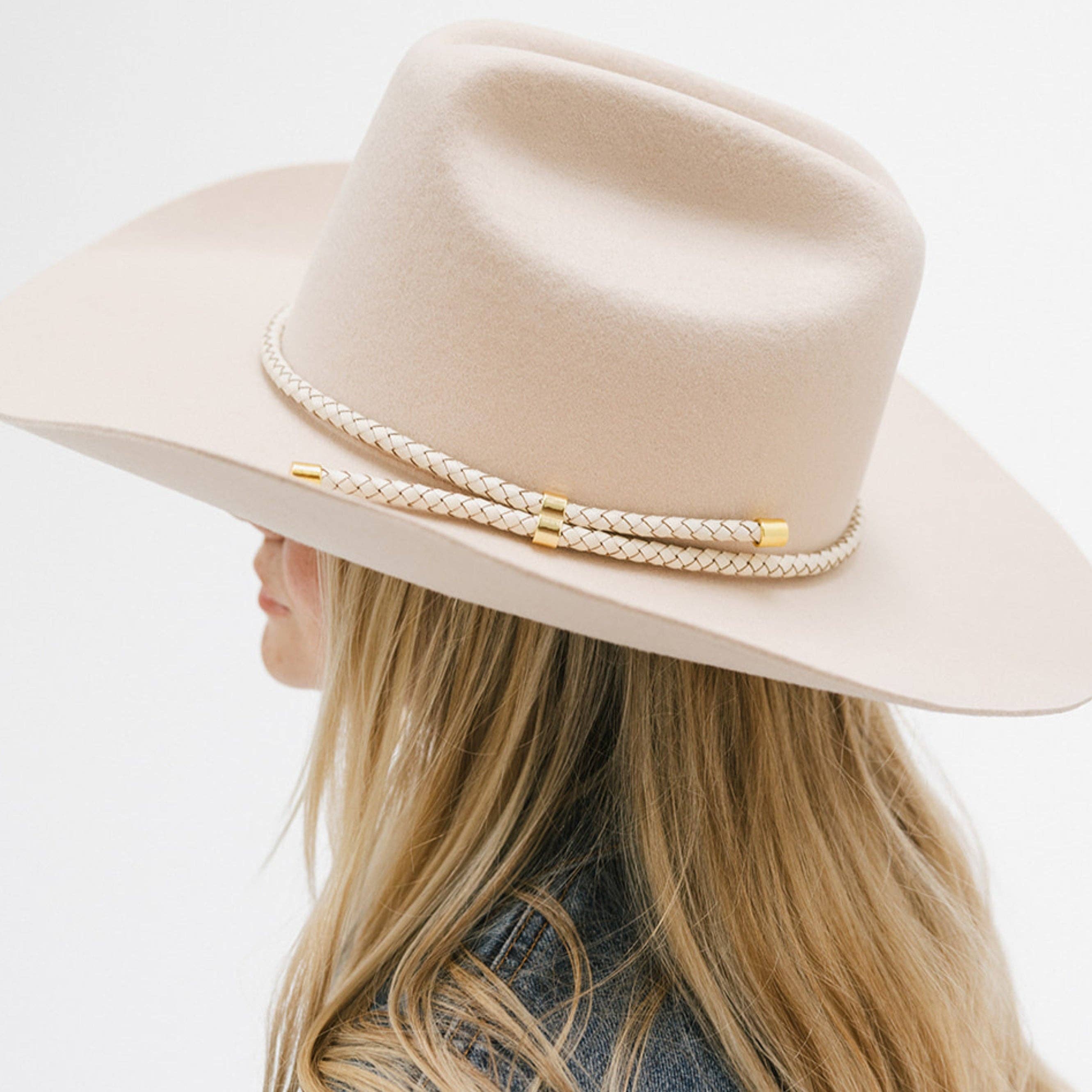 Ivory Braided Wrap Band