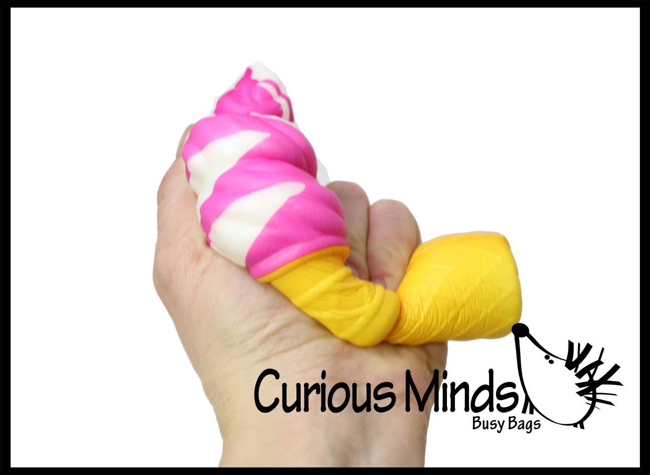 6.5" Ice Cream Cone Squishy