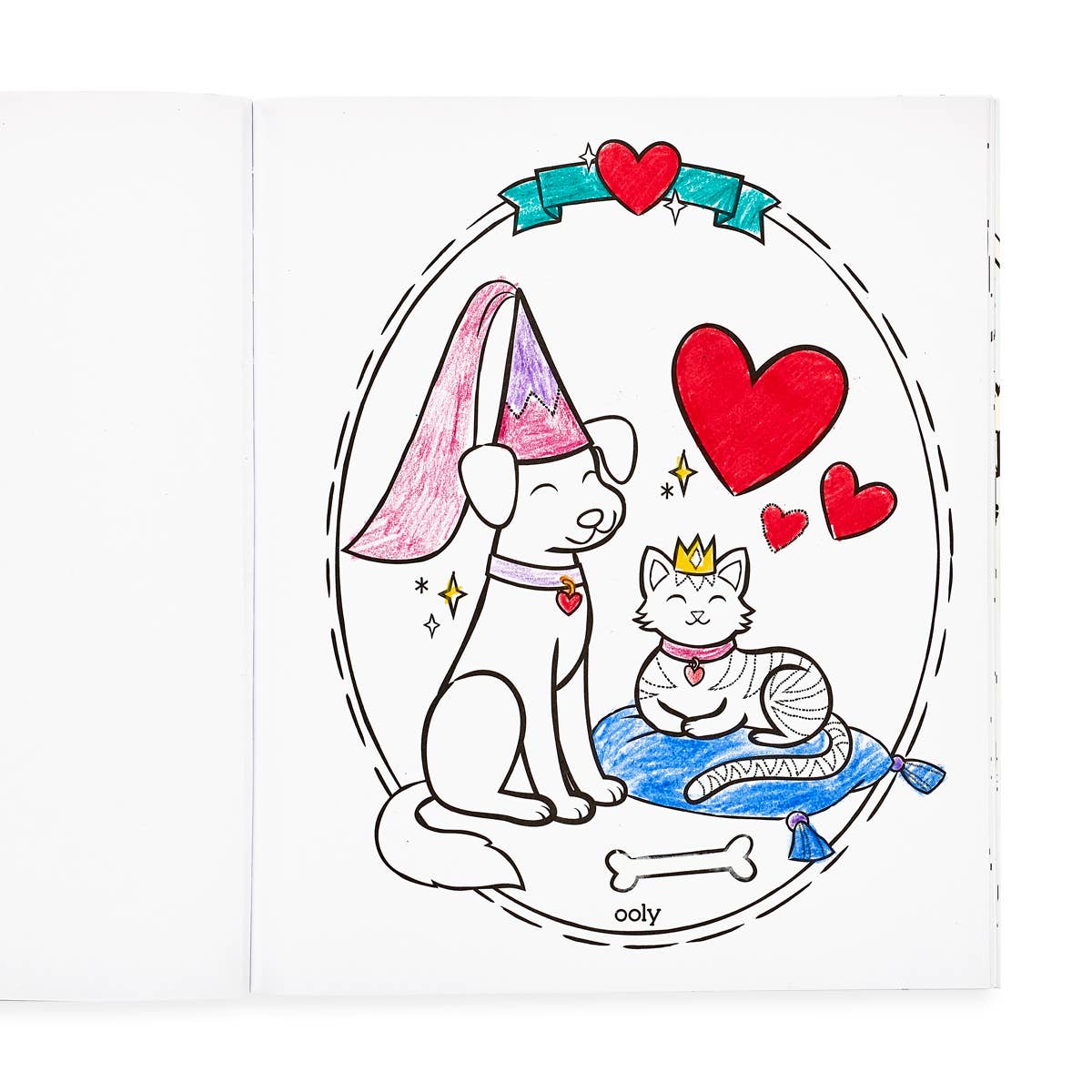 Princess & Fairies Color-in' Book