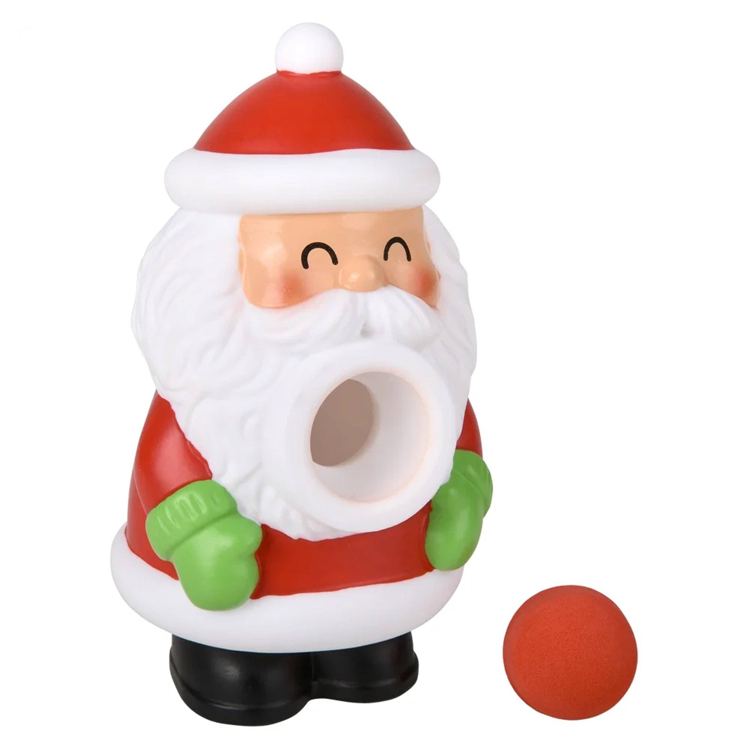 Santa Foam Ball Blaster Toy
