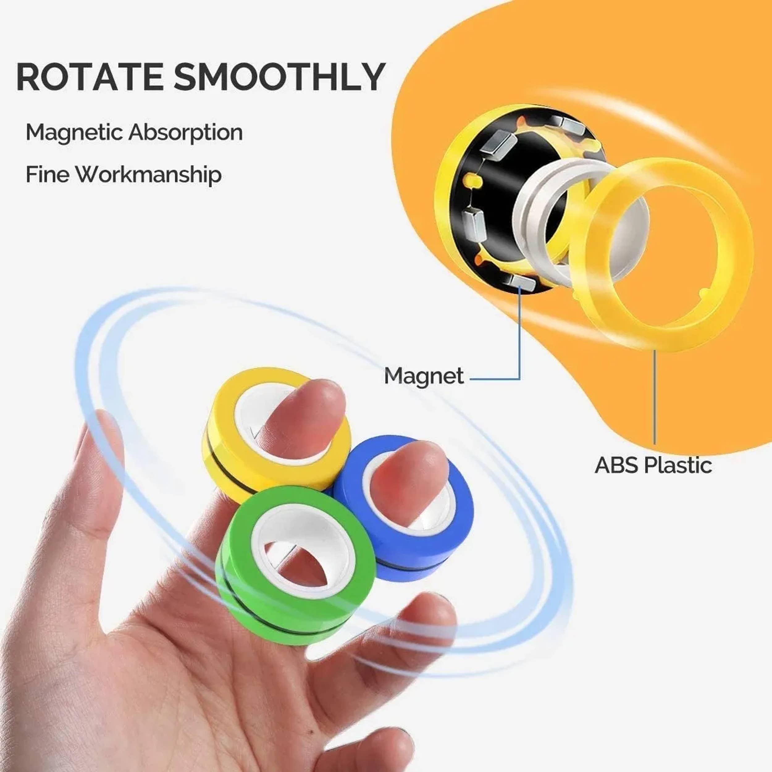 Magnetic Spinner Fidget Toy