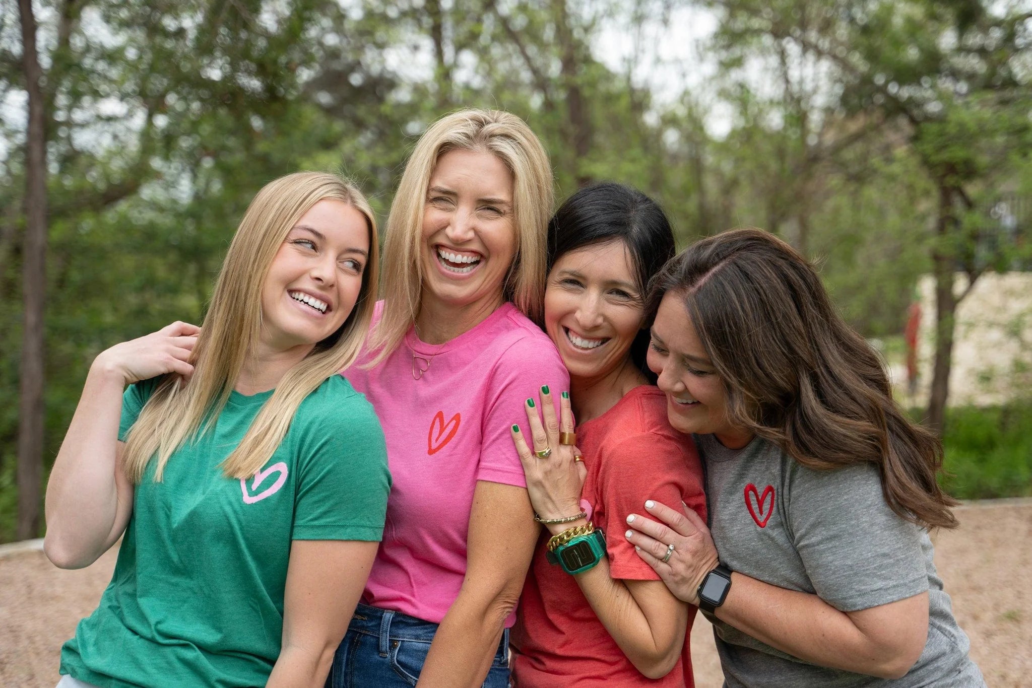 Women's Imperfect Heart Tee in Blue