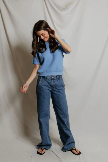 Pacific Blue Kennedy Core Fleece Short Sleeve