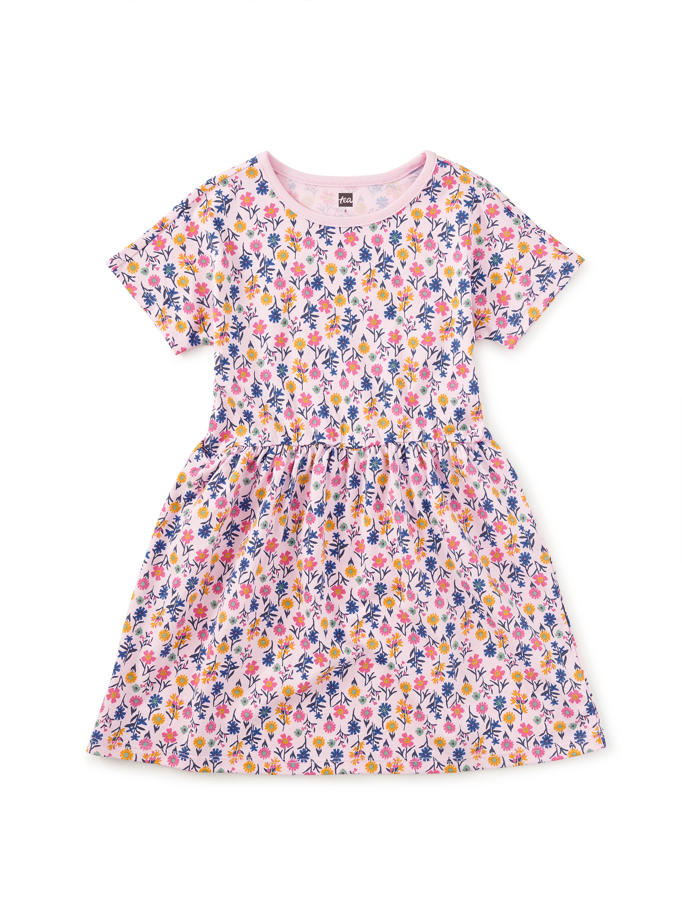 Wildflowers Short Sleeve Twirl Dress