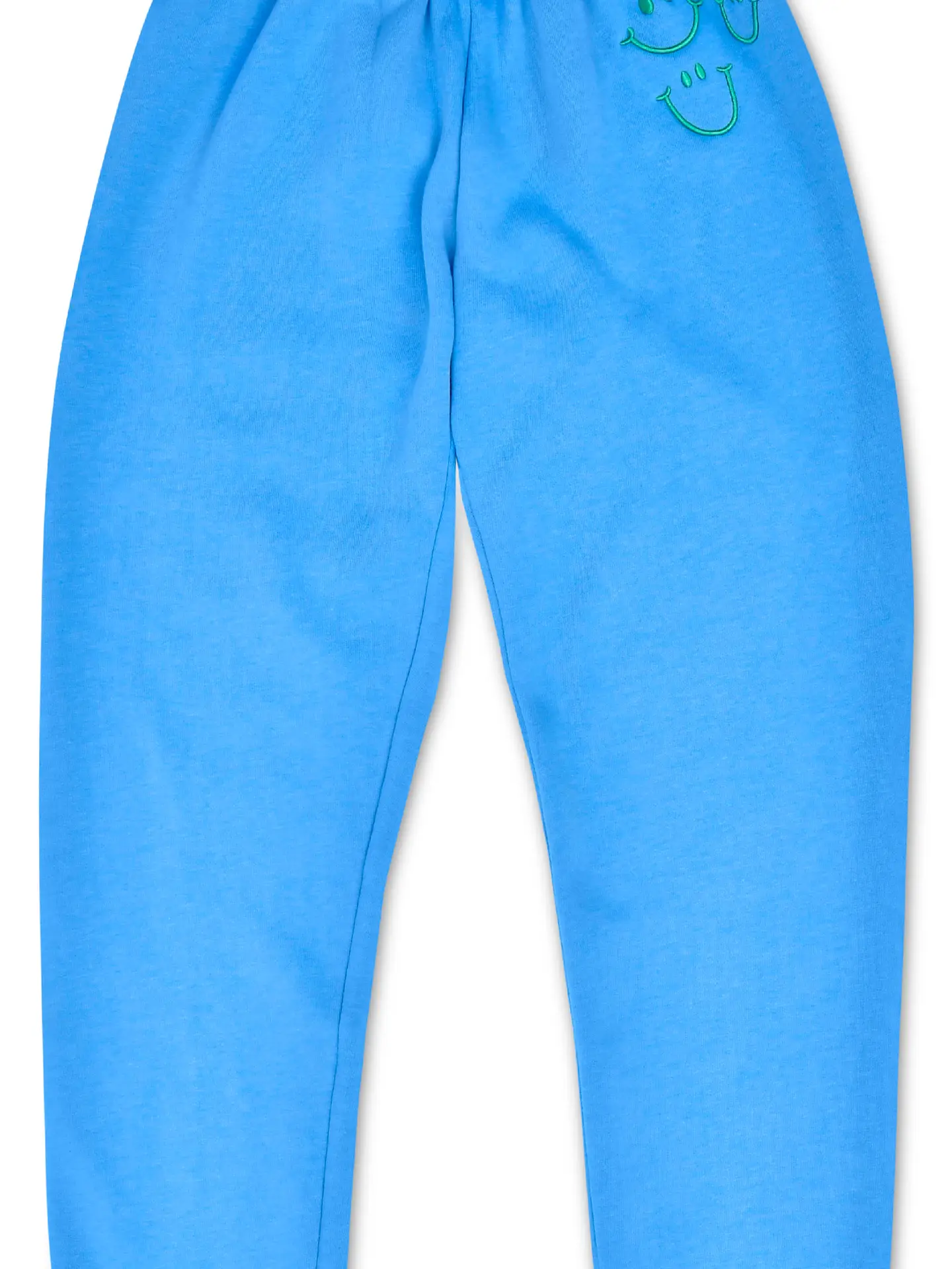 Happy Faces Bright Blue Sweatpants