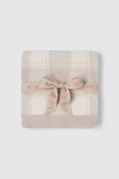 CozyChic® Cotton Buffalo Plaid Scarf in Stone