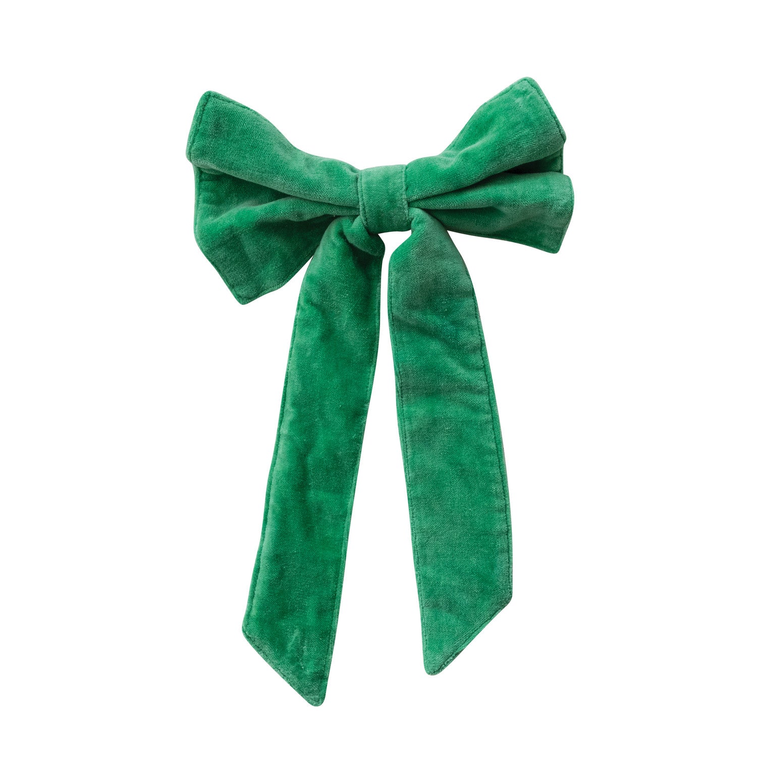 13" Kelly Green Clip-On Bow