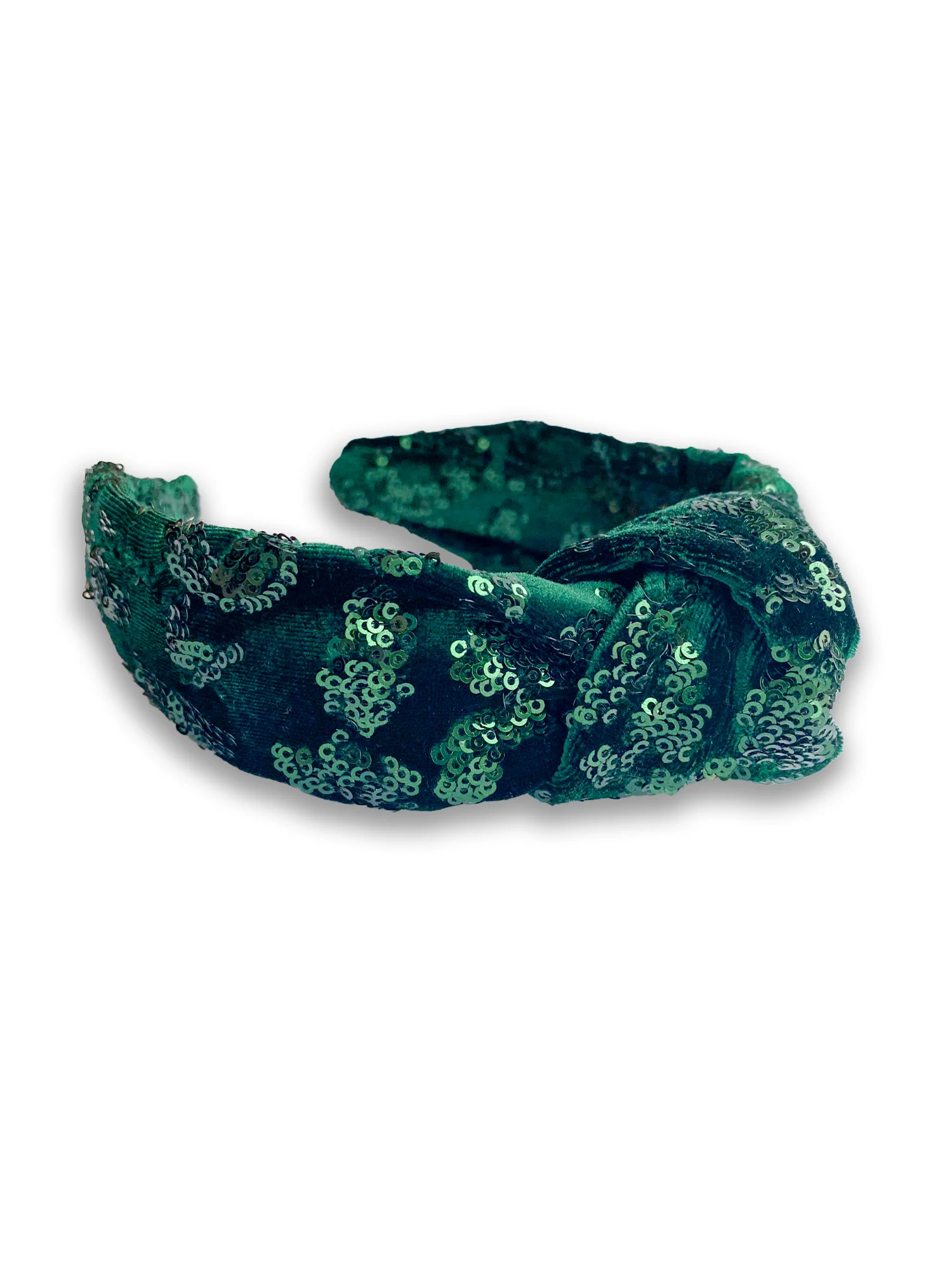 Green Sequin Cheetah Headband