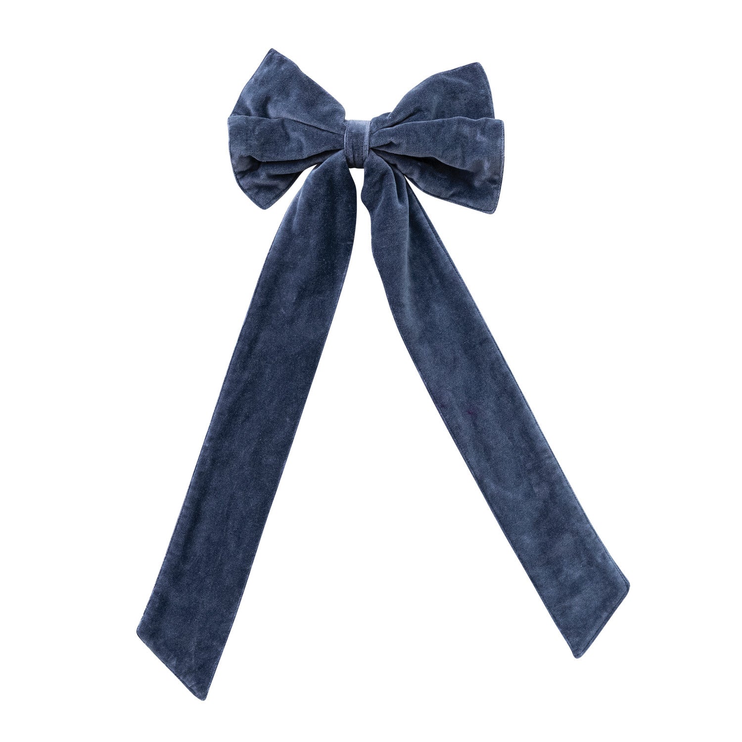 21" Navy Clip-On Bow