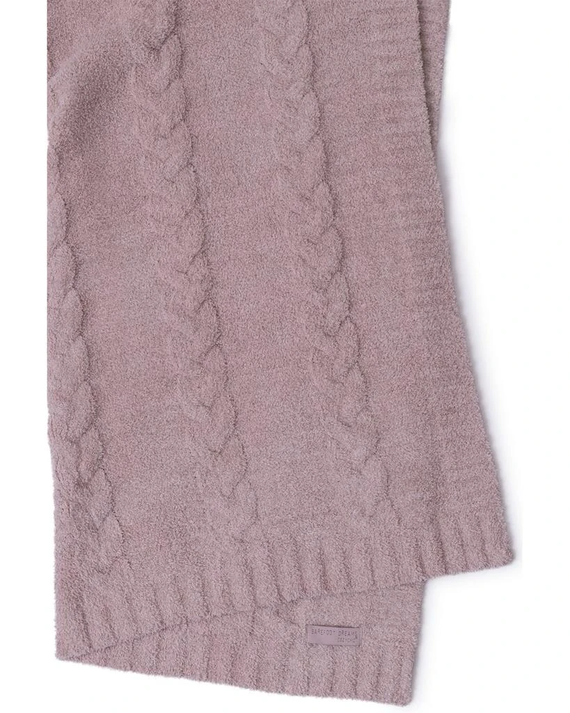 Dusty Rose CozyChic® Braided Cable Receiving Blanket