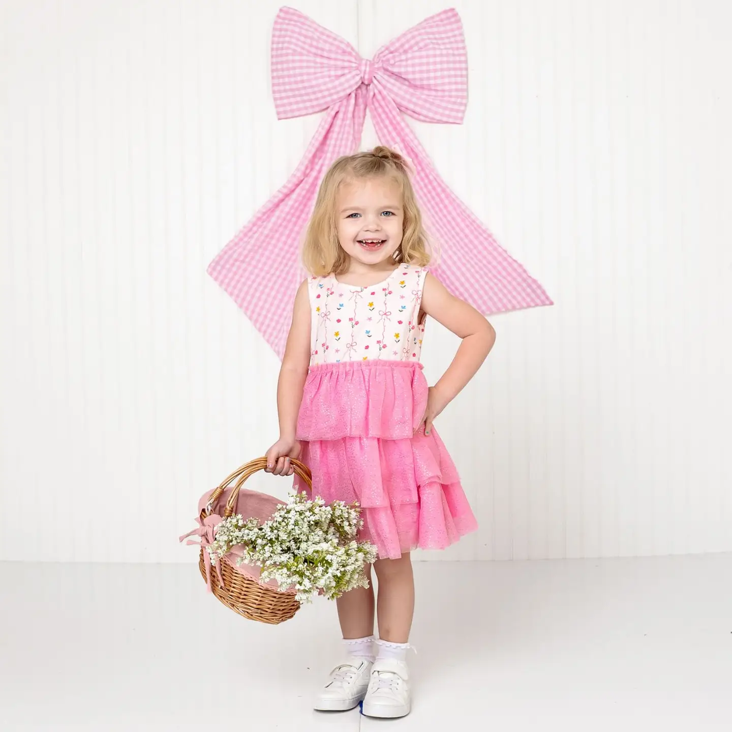 Peony Floral Tank Tutu Dress