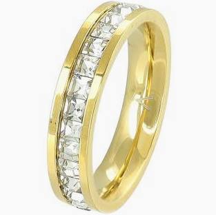 Gold Square Ring