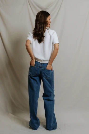 White Kennedy Core Fleece Short Sleeve