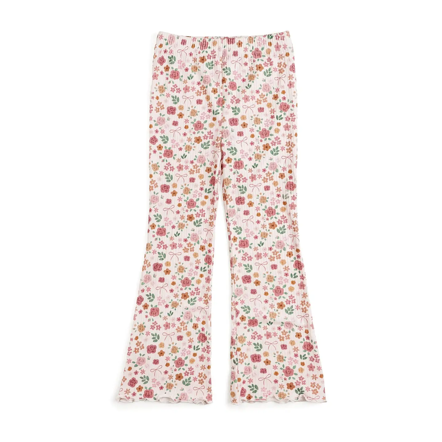 Berry Floral Flare Legging