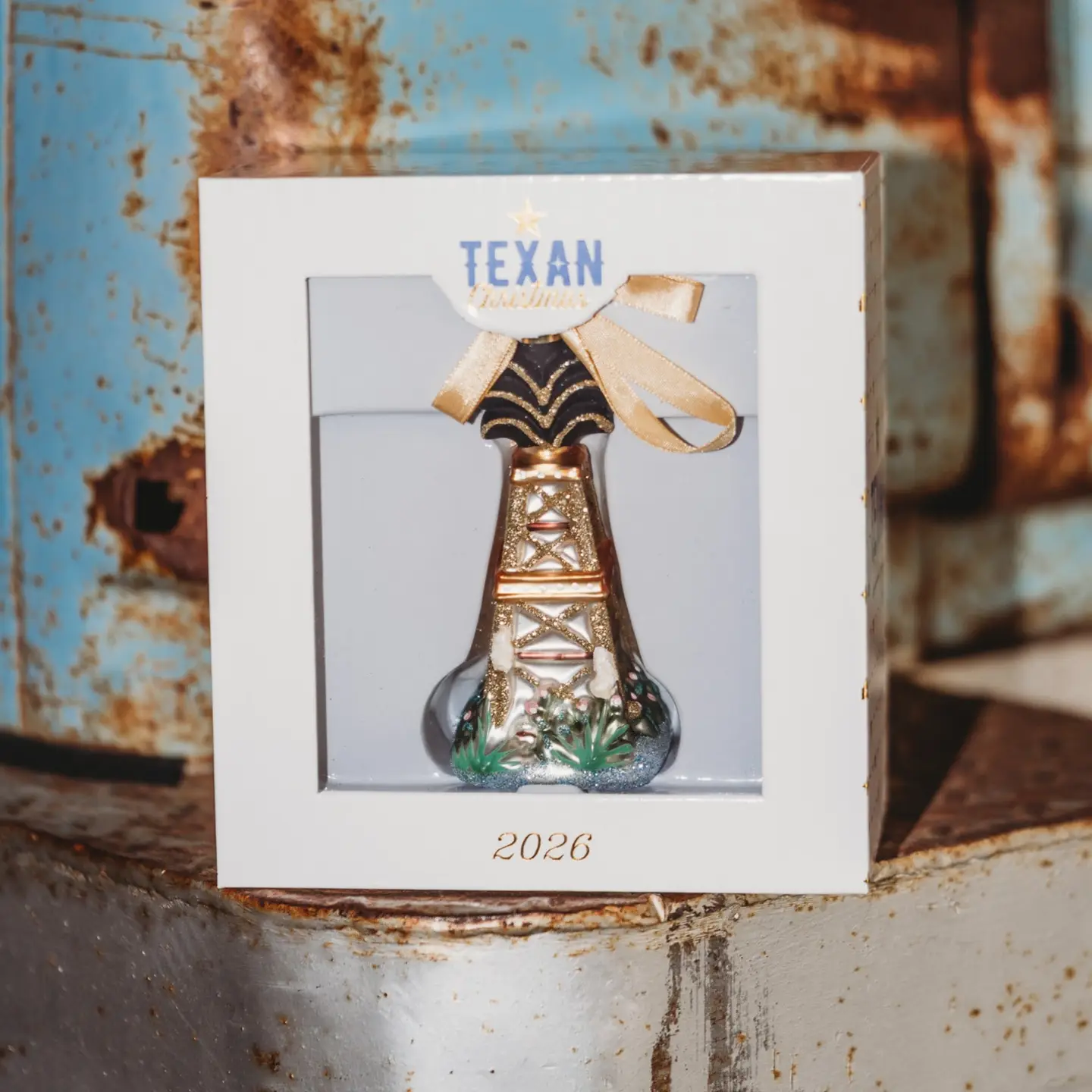 Texas Oil Derrick Christmas Ornament – 2026