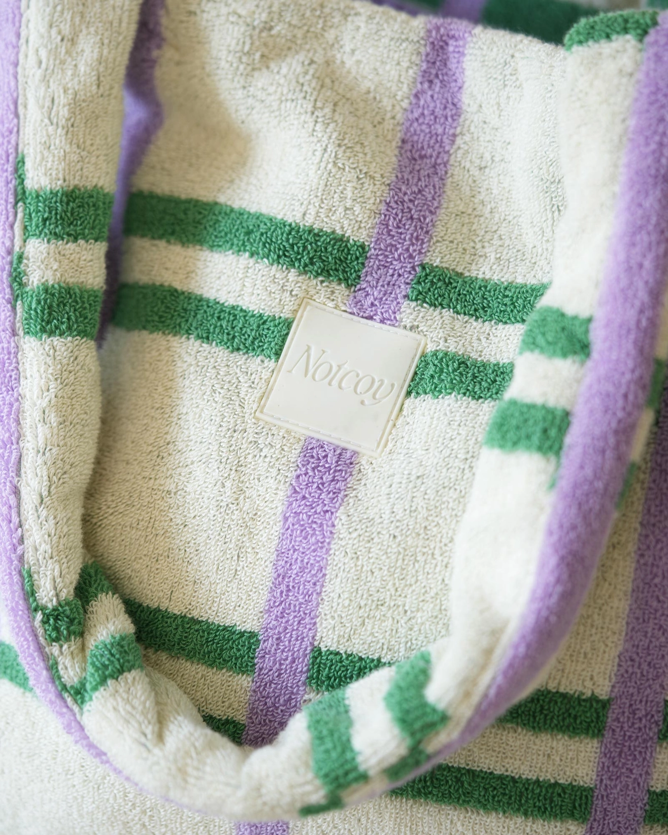 Lavender Fields Terry Tote Bag