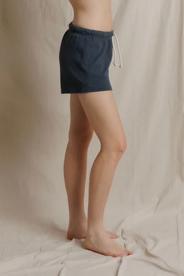 Layla French Terry Sweat Shorts in Turbulence