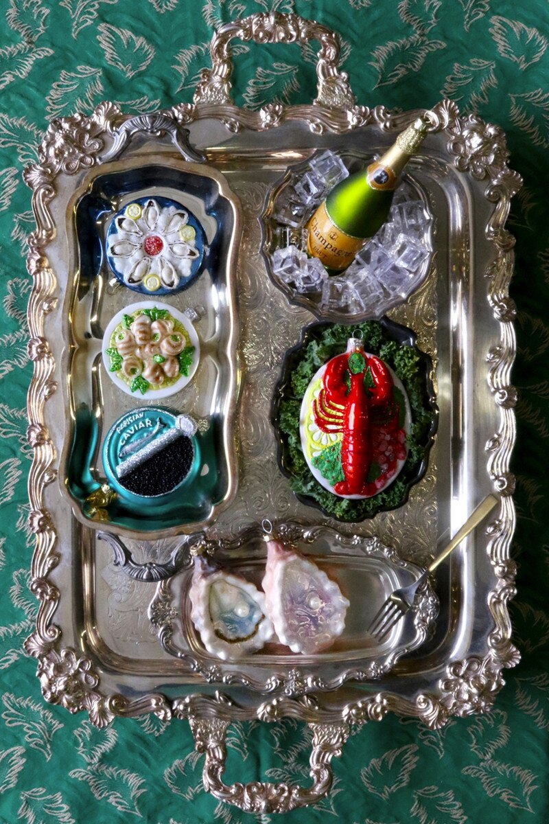 Plate of Oysters Ornament
