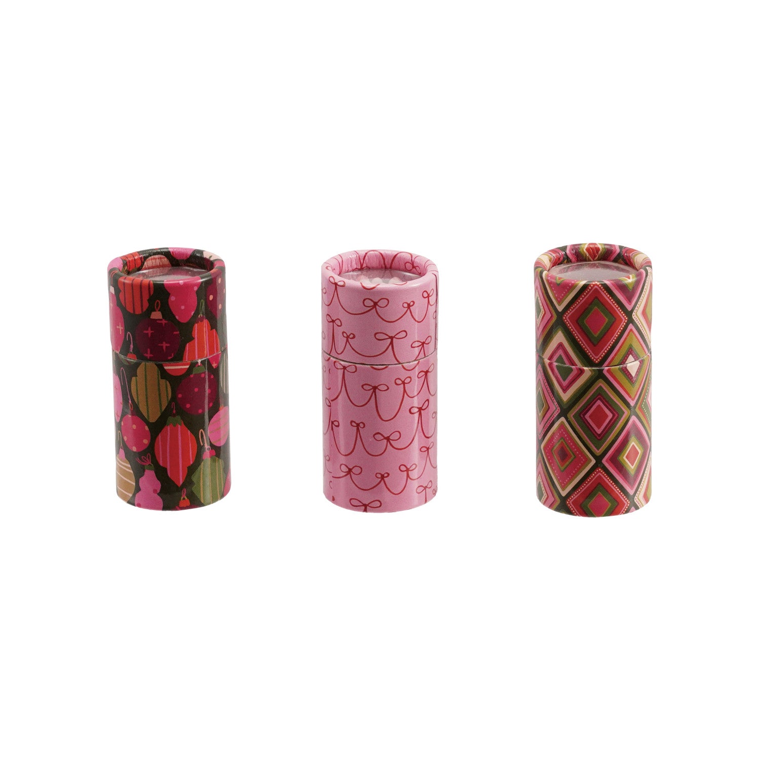 Safety Matches in Holiday Pattern Tube