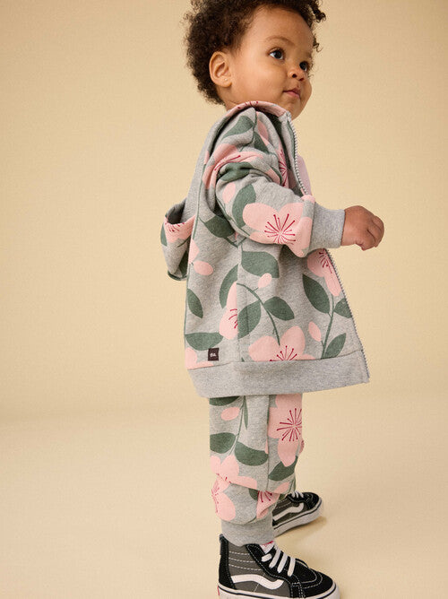 Plum Blossom Easy Fit Hoodie Hoodie