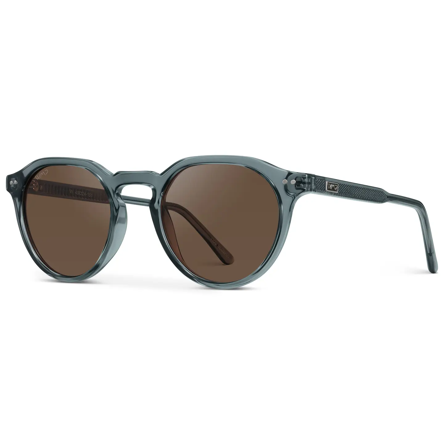 Ralph Sunglasses in Crystal Stone Blue/Brown