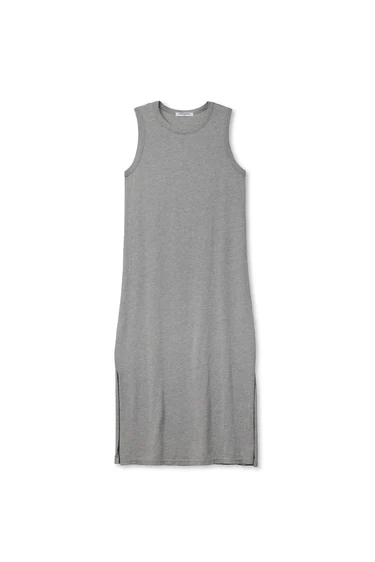 Heather Grey Lanell Supima Cotton Sleeveless Dress