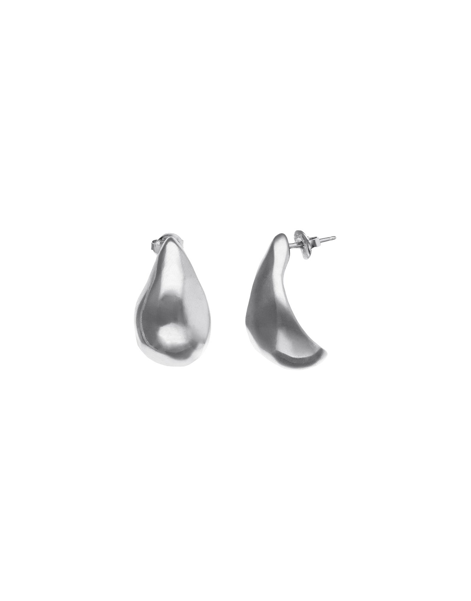 Silver Corium Tear Drop Earrings