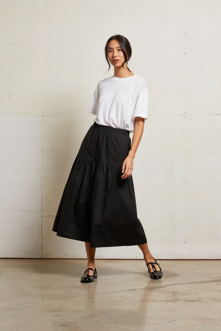 Arielle Poplin Long Skirt