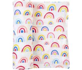 Rainbows Swaddle Blanket
