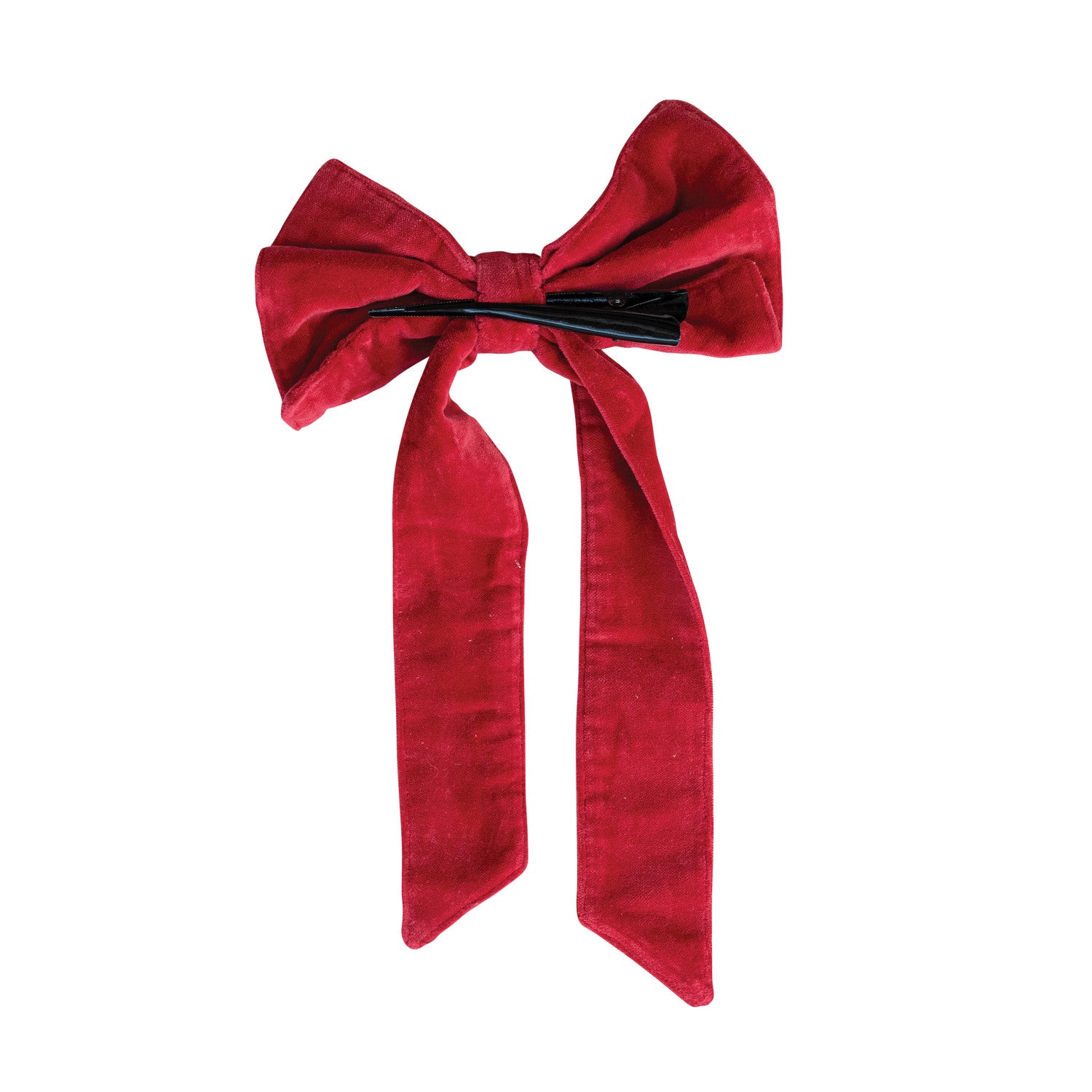 13" Red Clip-On Bow