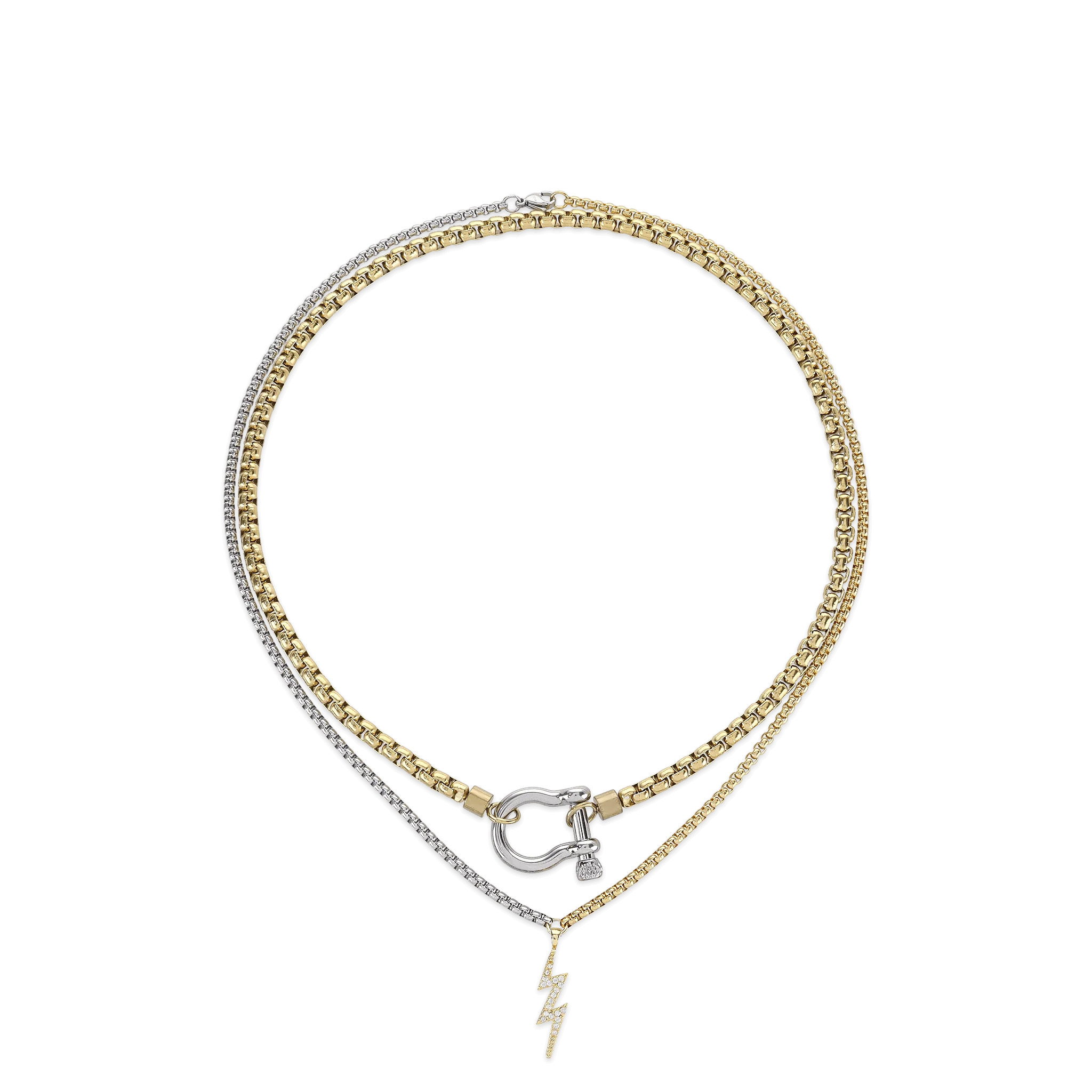 Herradura Thunder Layered Necklace Set