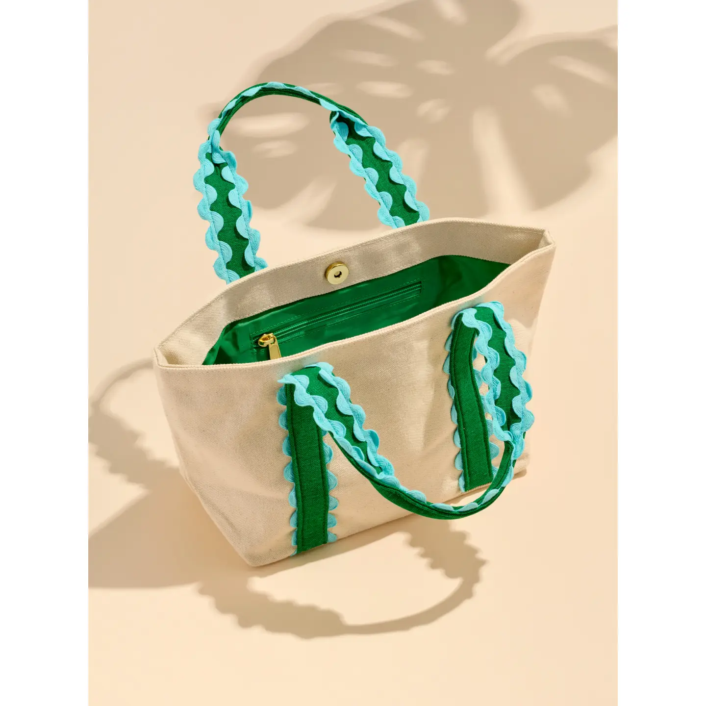 Green Poppy Mini Tote