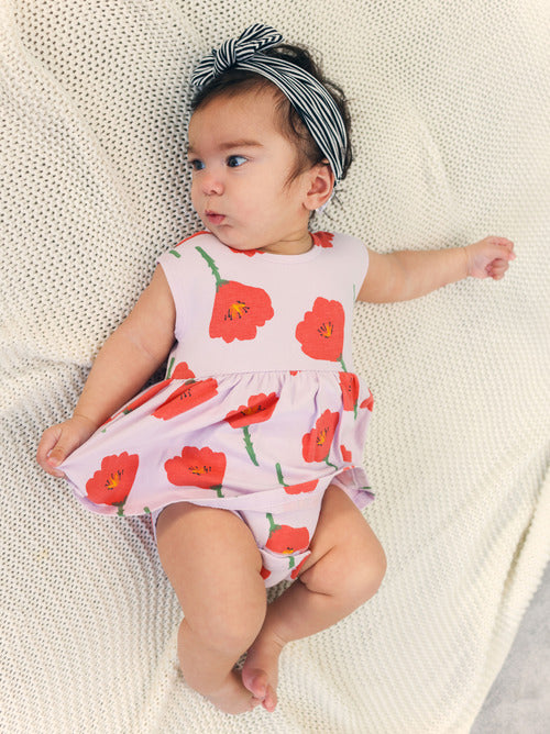 Flores Nopales Baby Bodysuit Dress