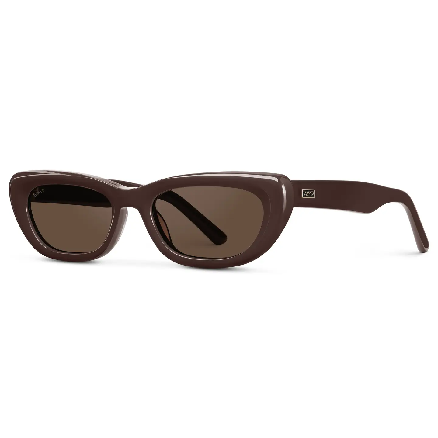 Quinn Sunglasses in Mocha Brown/Brown