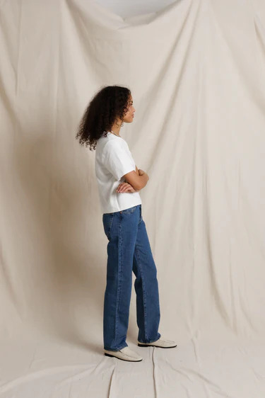 White Atlas Heavy Jersey Crew Tee