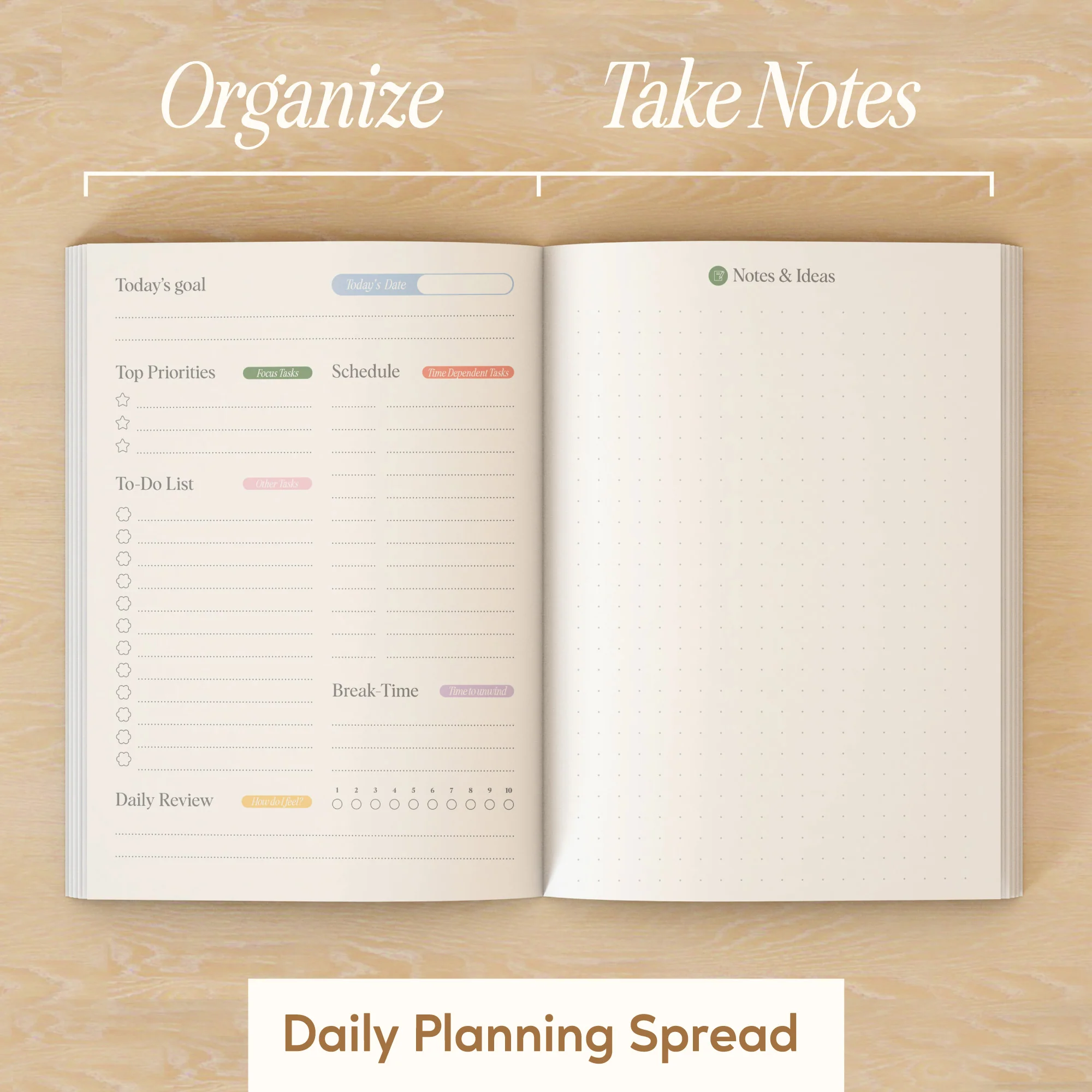 Teacake Daily Planner