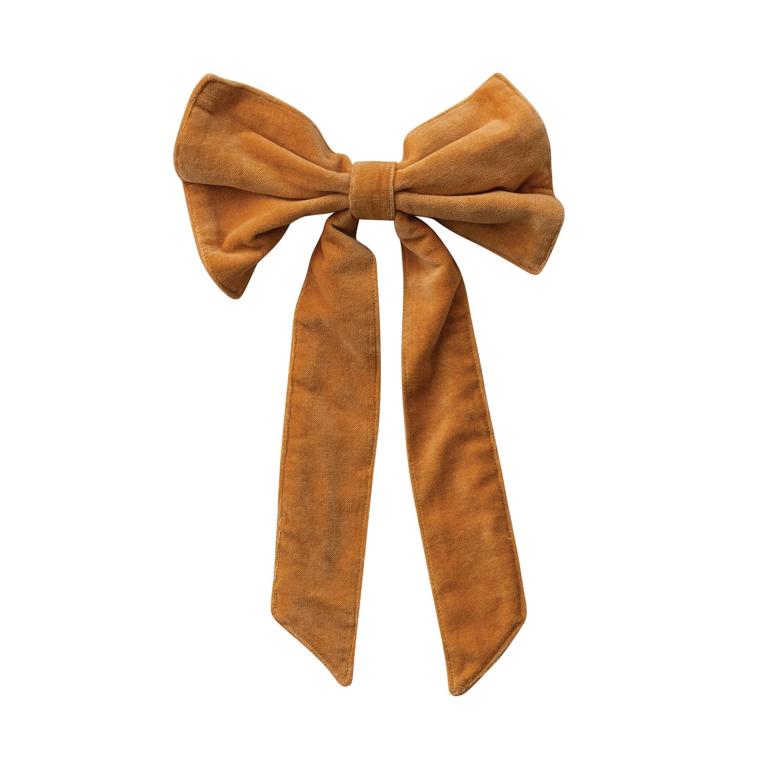 13" Mustard Clip-On Bow