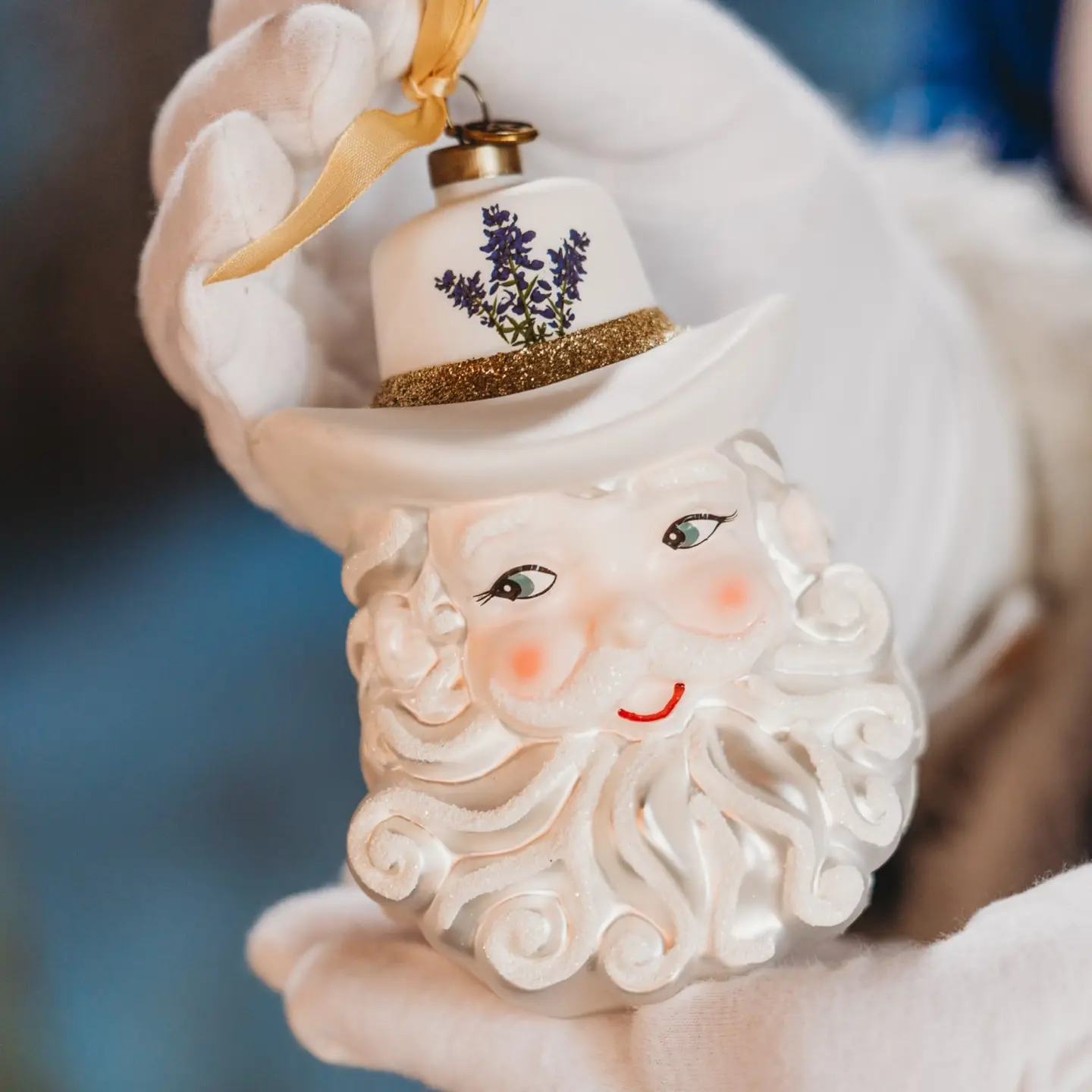 Cowboy Santa Blown Glass Texas Christmas Ornament – 2026