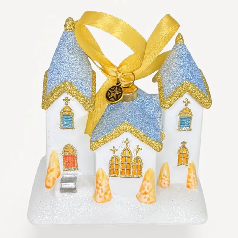 Church Blown Glass Christmas Ornament – 2026 First Edition