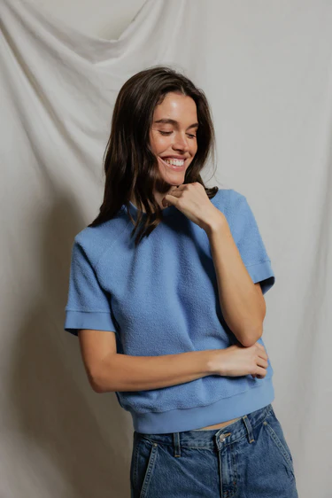 Pacific Blue Kennedy Core Fleece Short Sleeve