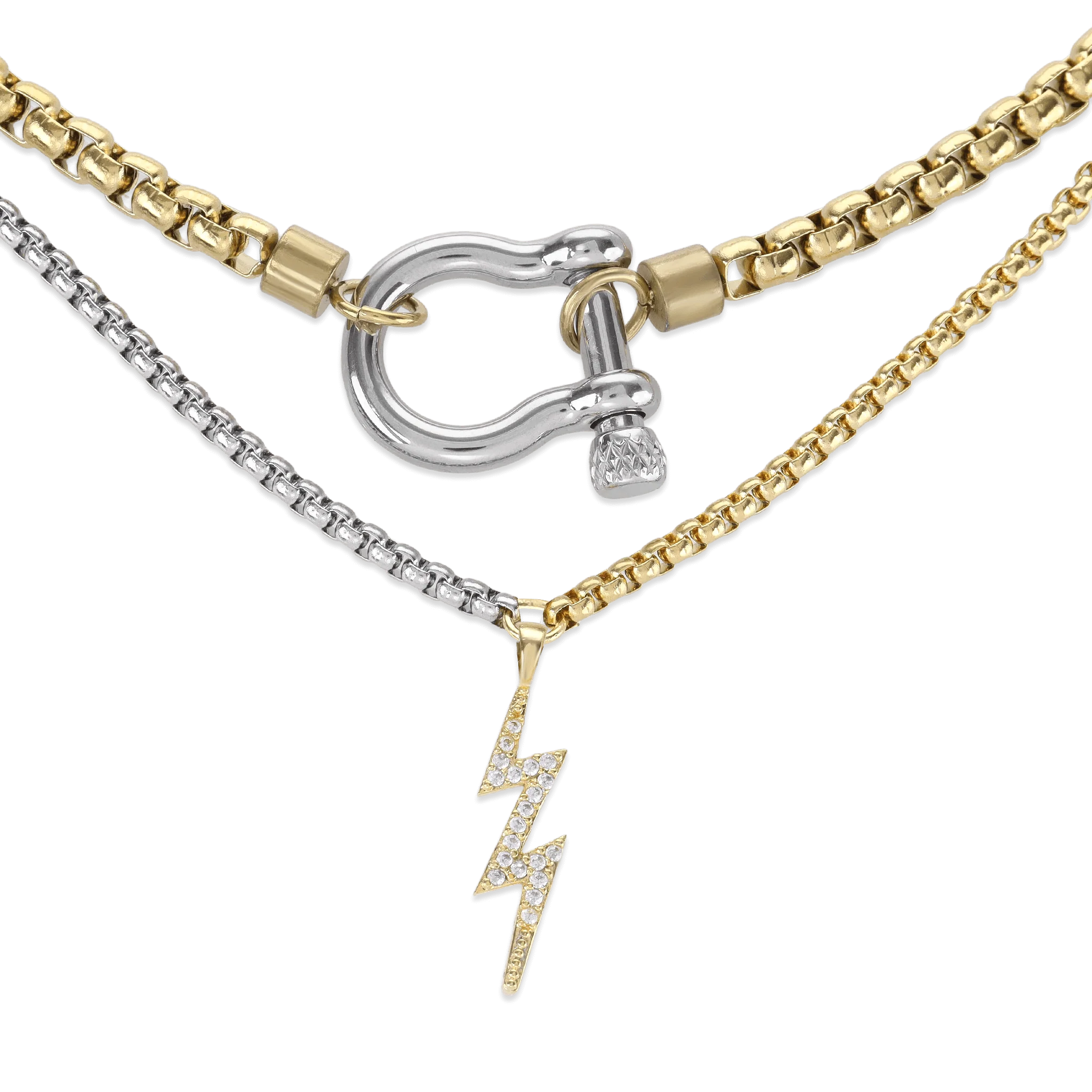 Herradura Thunder Layered Necklace Set