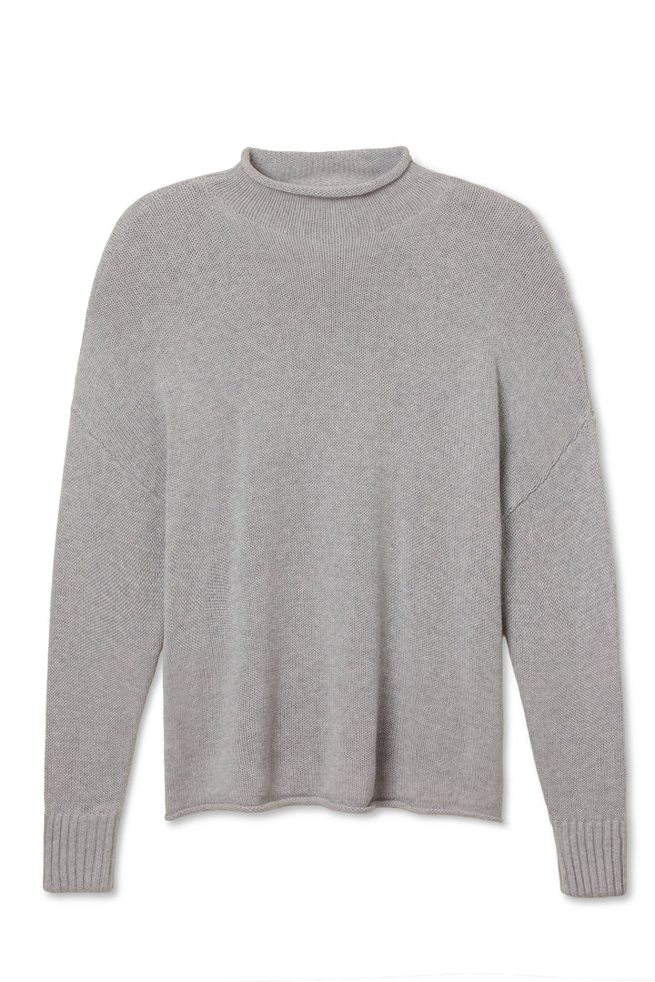 Heather Grey Nova Cashmere Sweater