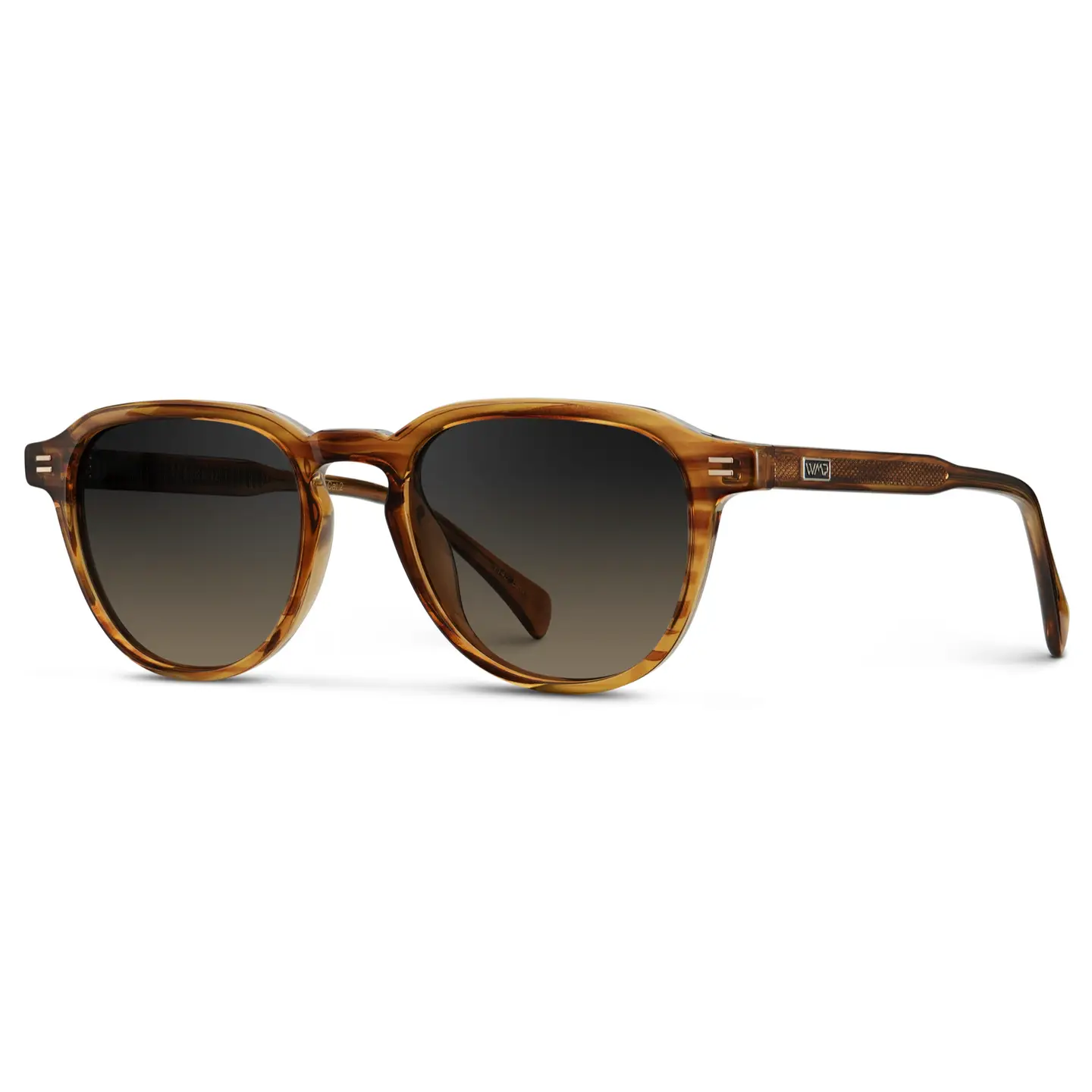 Baker Sunglasses in Golden Brown Grain/Grey Brown Gradient